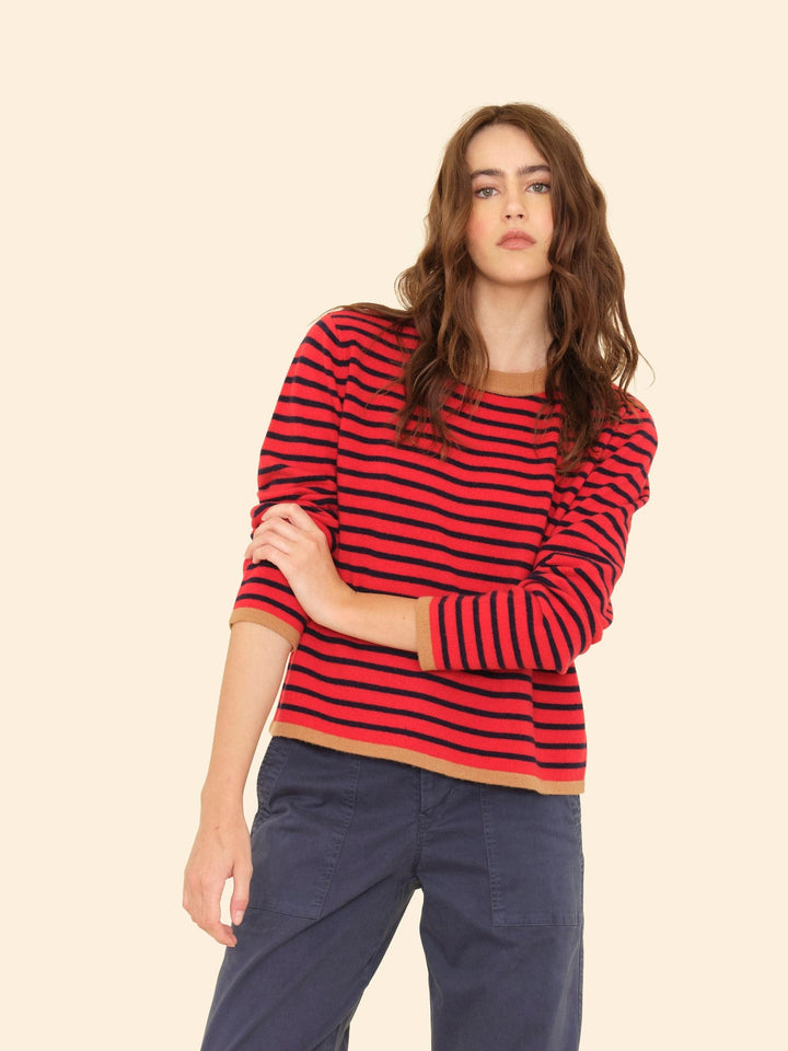 X2509 Sweater Red Stripe Maxwell Sweater Red Stripe Maxwell Sweater
