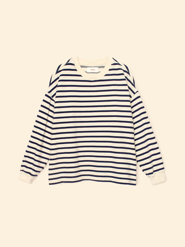 X2509 Sweatshirt Natural Stripe Honor Terry Sweatshirt Natural Stripe Honor Terry Sweatshirt
