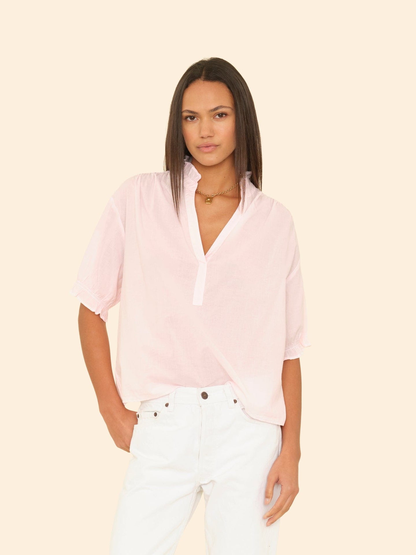 X2509 Top Pale Rose Cam Top Pale Rose Cam Top