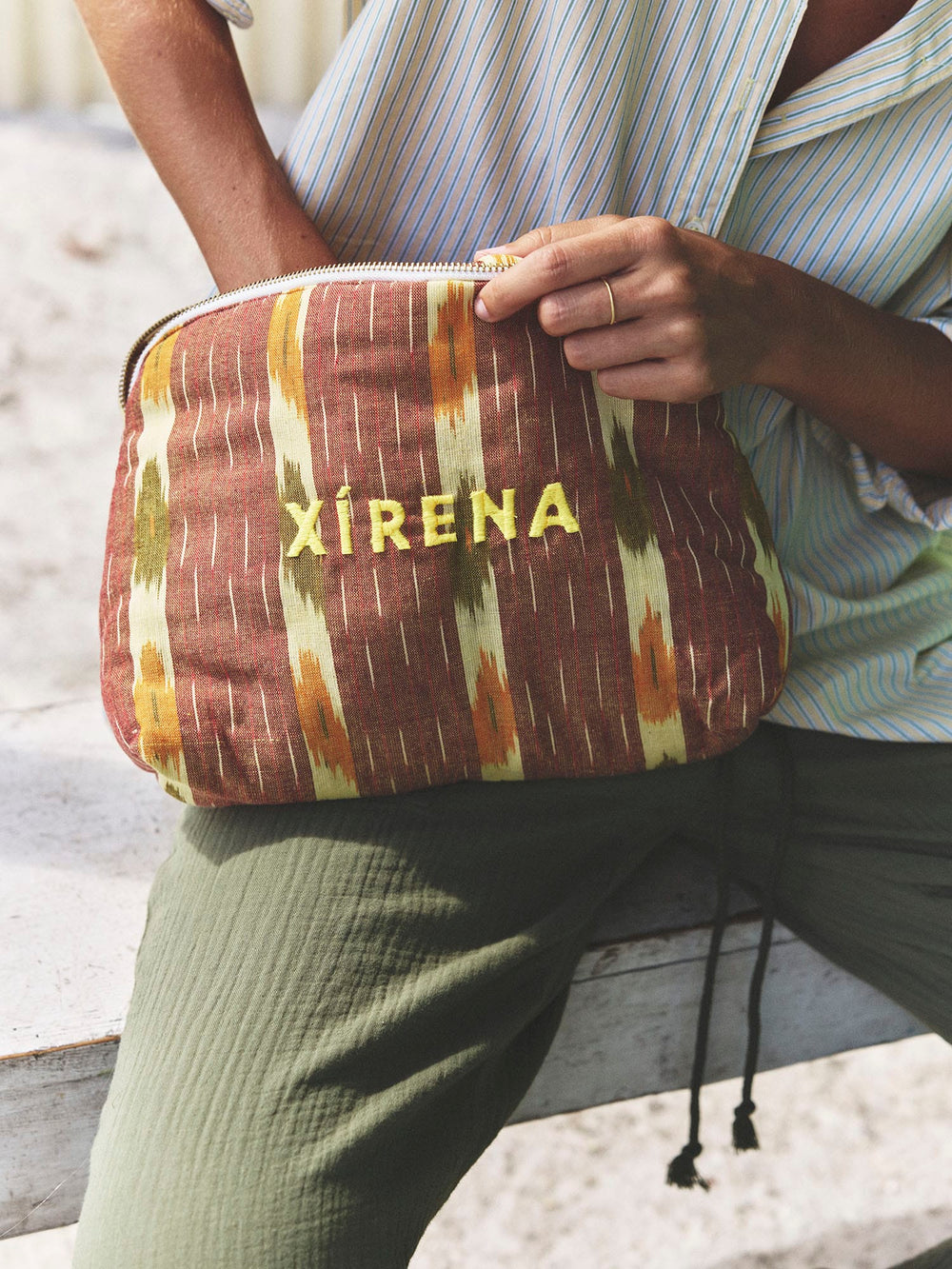 X2510 Bag One Size / Amber Ikat Amber Ikat Ellie Pouch X0YDP045-OS-AMIK Amber Ikat Ellie Pouch