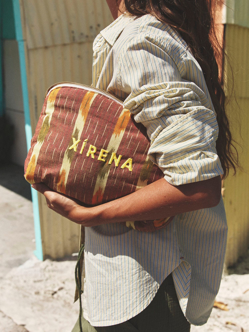 X2510 Bag One Size / Amber Ikat Amber Ikat Ellie Pouch X0YDP045-OS-AMIK Amber Ikat Ellie Pouch