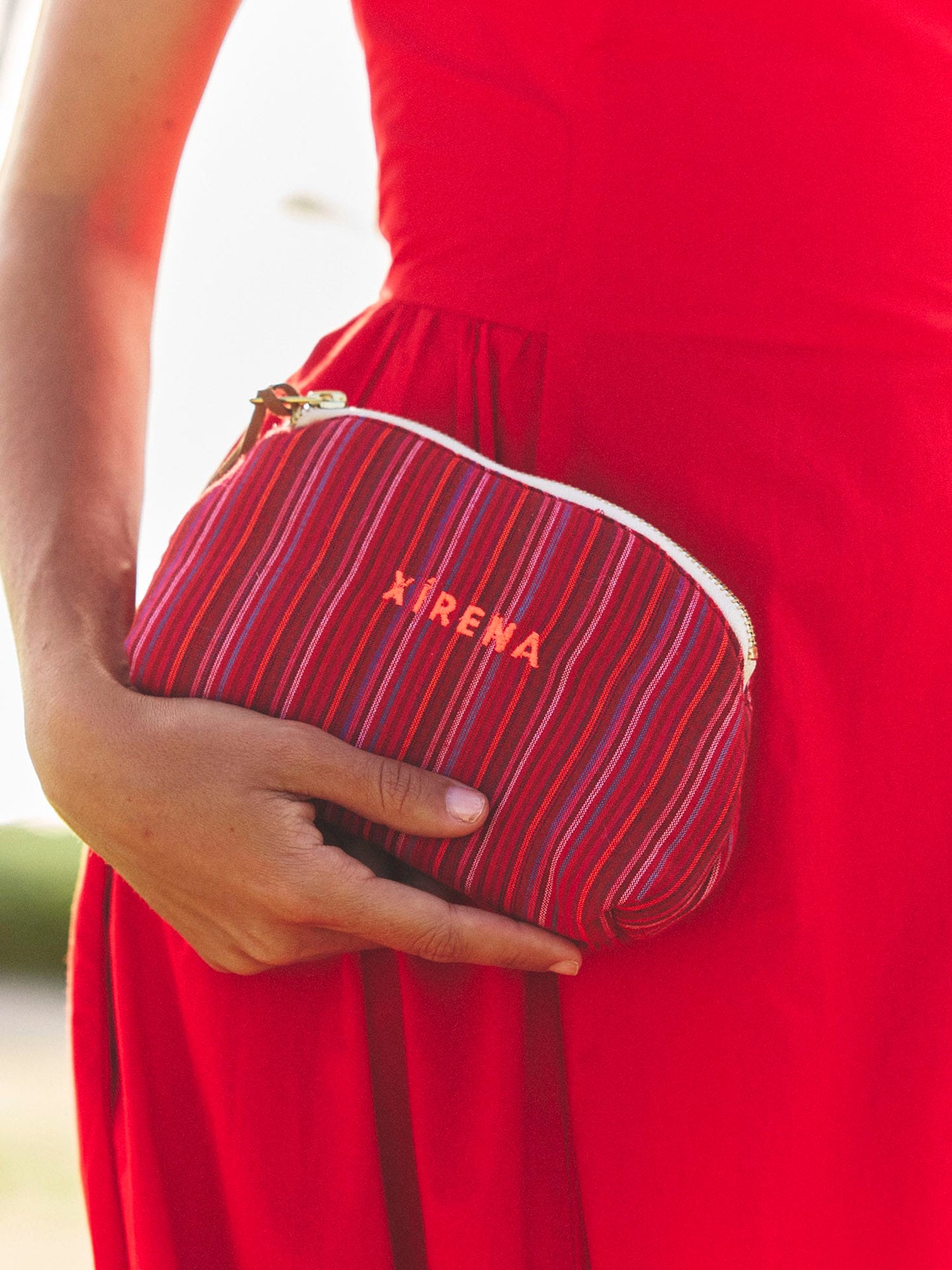 X2510 Bag One Size / Cornelian Stripe Cornelian Stripe Mini Ellie Pouch X0YDP051-OS-CRST Cornelian Stripe Mini Ellie Pouch