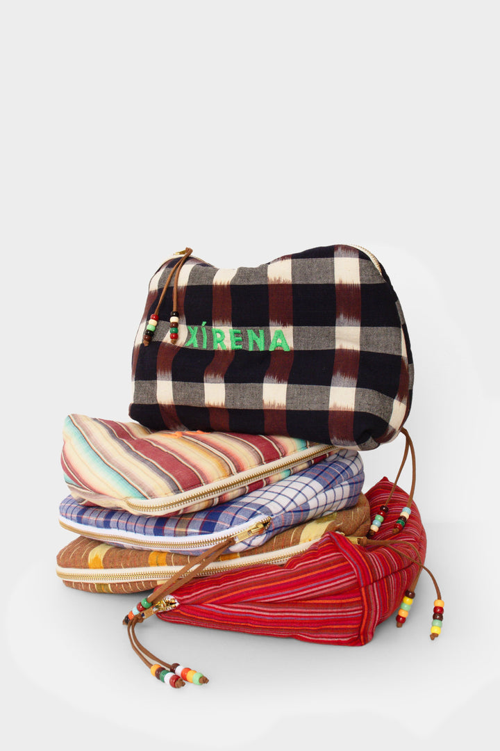 X2510 Bag One Size / Lapis Check Lapis Check Ellie Pouch X0YDP046-OS-LPCK Lapis Check Ellie Pouch