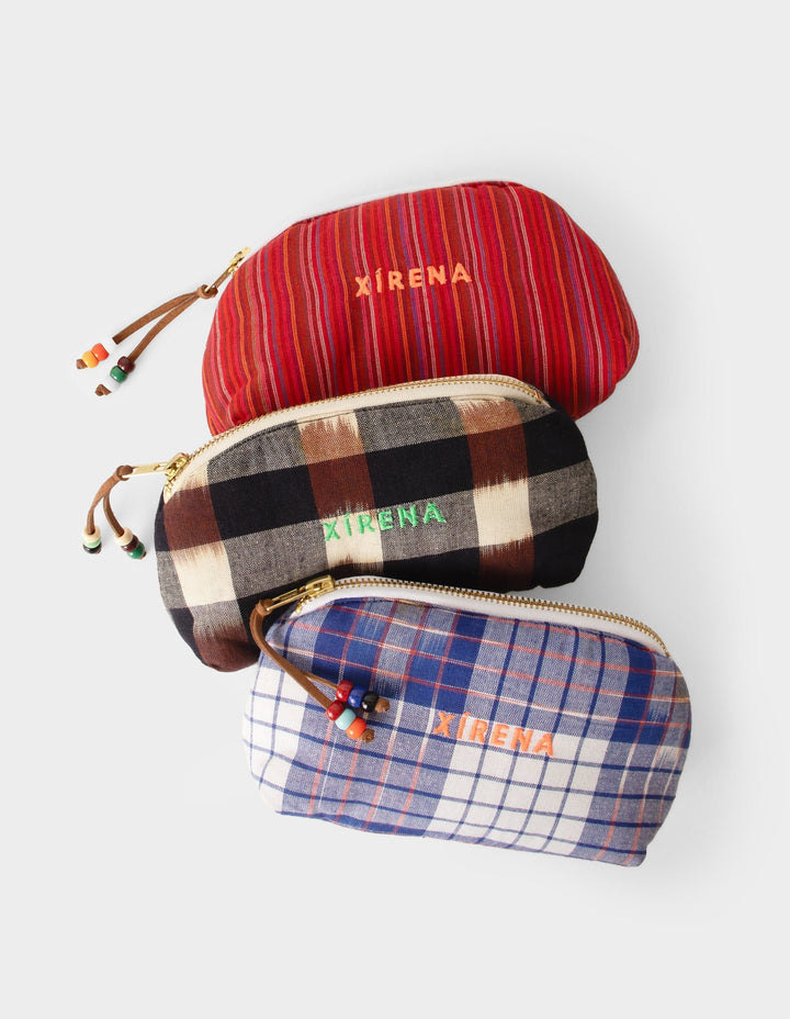 X2510 Bag One Size / Lapis Check Lapis Check Mini Ellie Pouch X0YDP050-OS-LPCK Lapis Check Mini Ellie Pouch