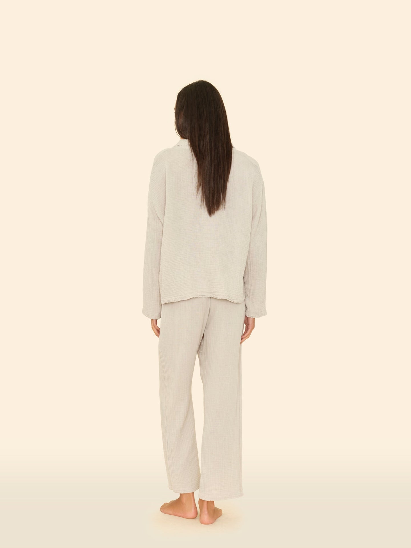 X2510 Pajama Set Grey Mist Lyra Gauze Pajama Set Grey Mist Lyra Gauze Pajama Set