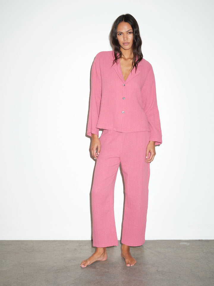 X2510 Pajama Set Rosebloom Lyra Gauze Pajama Set Rosebloom Lyra Gauze Pajama Set