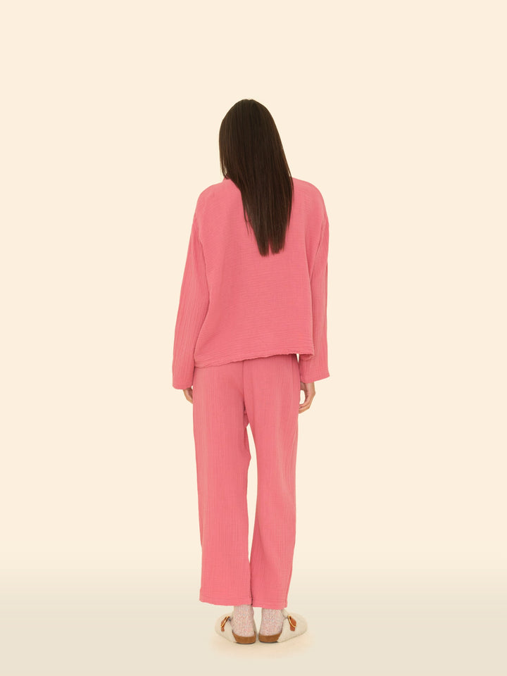 X2510 Pajama Set Rosebloom Lyra Gauze Pajama Set Rosebloom Lyra Gauze Pajama Set