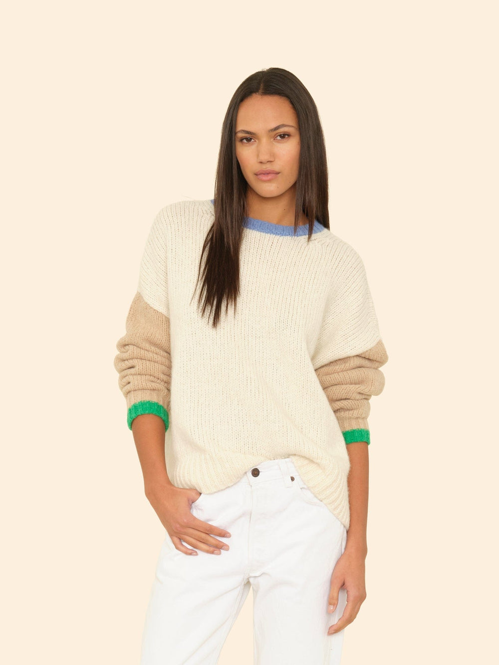 X2510 Sweater Ivory Clay Cora Sweater Ivory Clay Cora Sweater