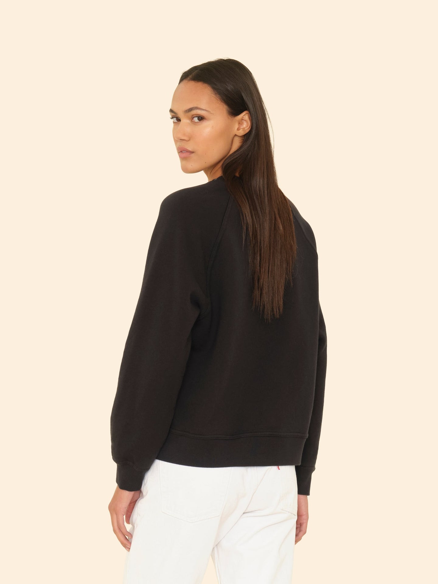 X2510 Sweatshirt Black Whit Sweatshirt Black Whit Sweatshirt