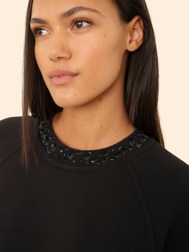 X2510 Sweatshirt Black Whit Sweatshirt Black Whit Sweatshirt