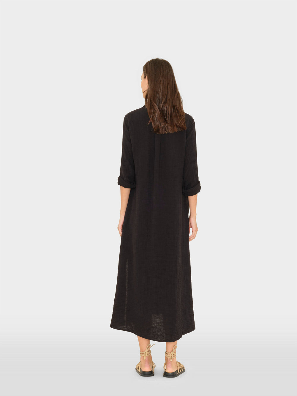 X2601 Dress Black Boden Gauze Dress Black Boden Gauze Dress