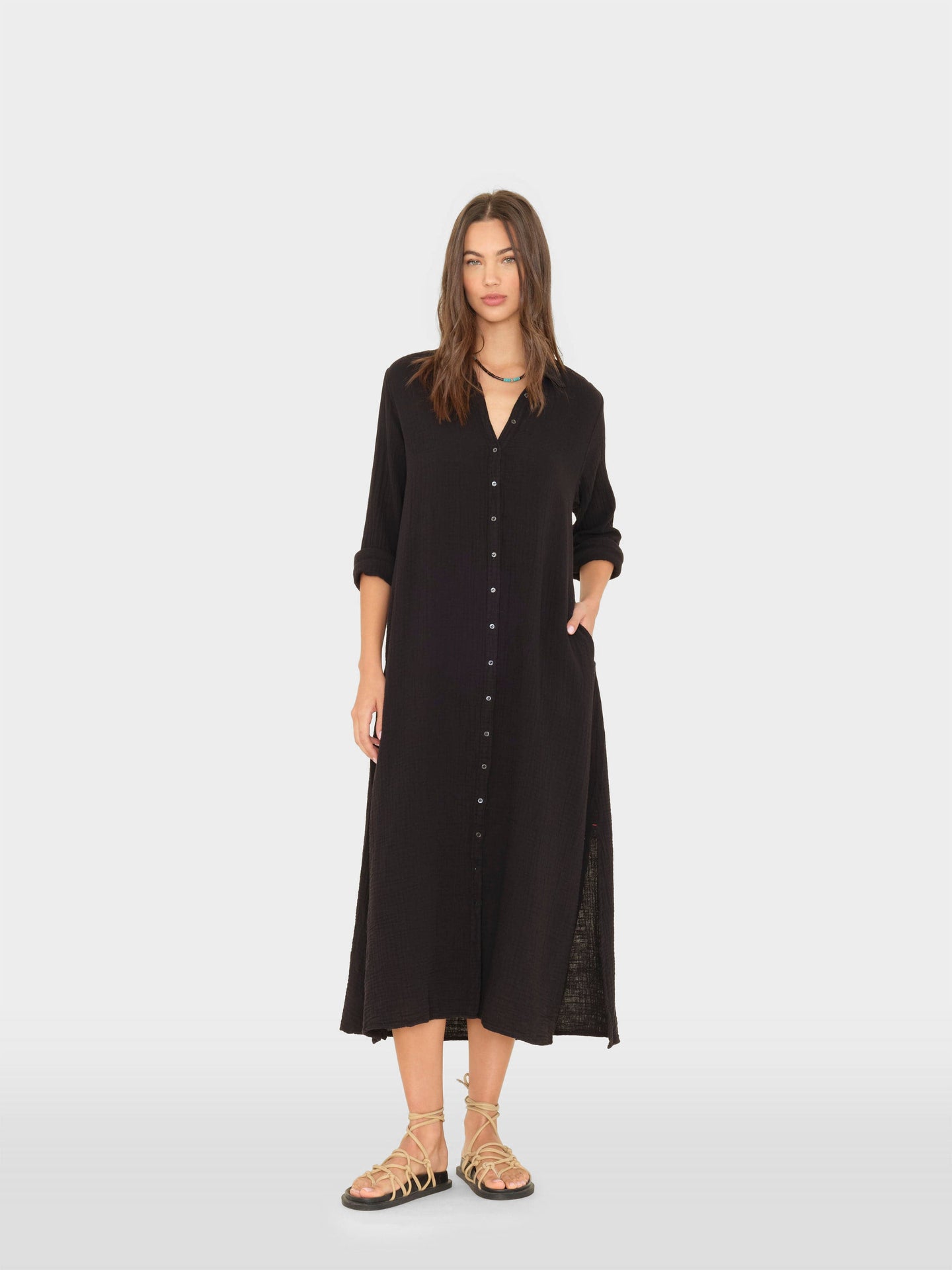 Black Boden Gauze Dress X-Large / Black Black Boden Gauze Dress X-Large / Black