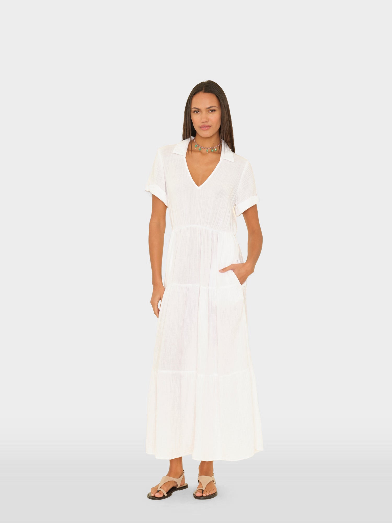 White Larissa Dress