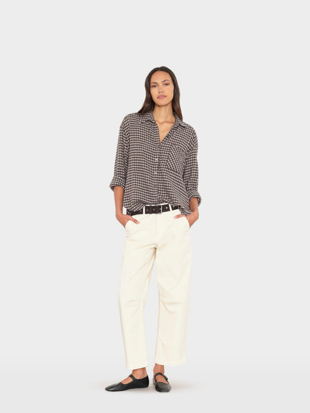 off white dress pants Taza and jetted button back pockets. Cult Gaia - Kora Pant