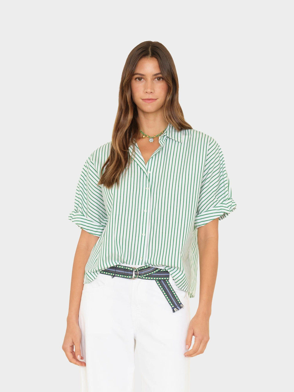 X2601 Shirt Trellis Green Teddy Shirt Trellis Green Teddy Shirt