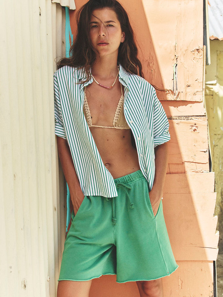 X2601 Shirt Trellis Green Teddy Shirt Trellis Green Teddy Shirt