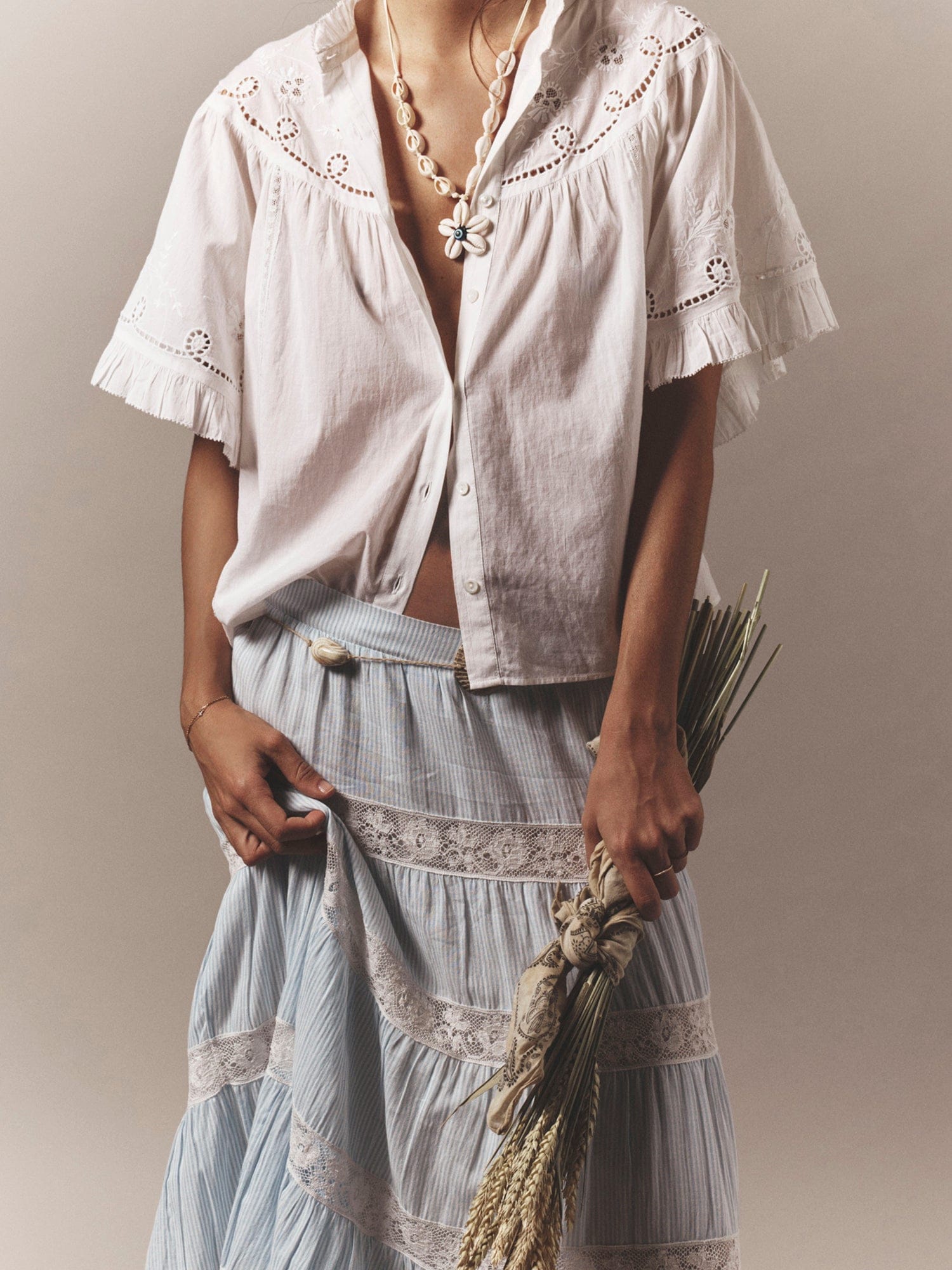White Mae Shirt