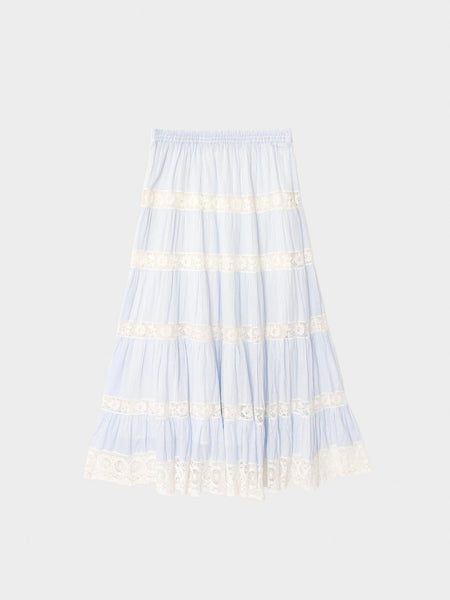 Blue White Stripe Amore Skirt
