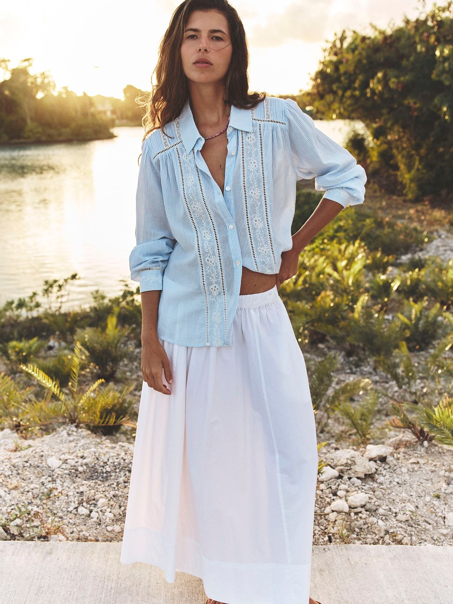 X2601 Skirt White Gwynn Skirt White Gwynn Skirt