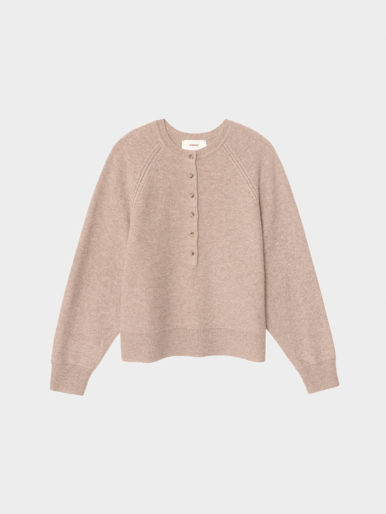 X2601 Sweater Heather Brown Griffin Sweater Heather Brown Griffin Sweater