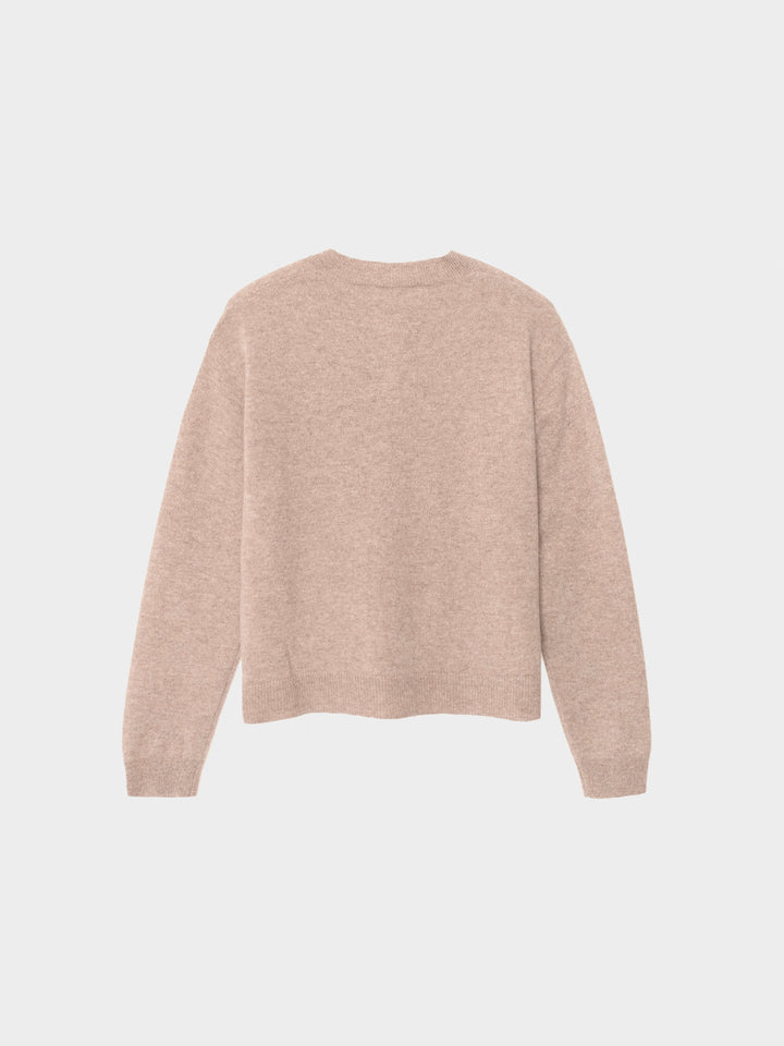 X2601 Sweater Heather Brown Lillian Cardigan Heather Brown Lillian Cardigan