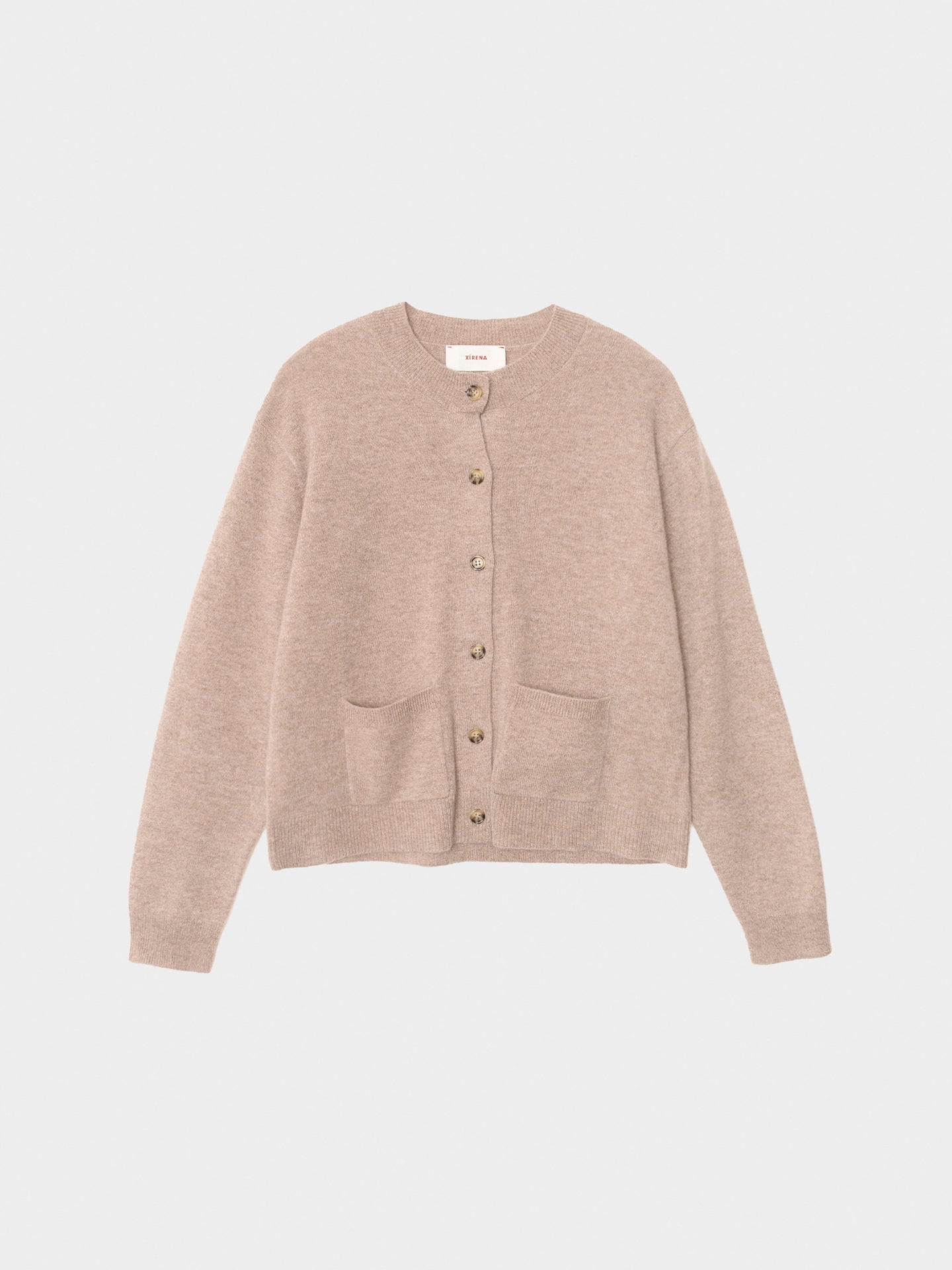 X2601 Sweater Heather Brown Lillian Cardigan Heather Brown Lillian Cardigan