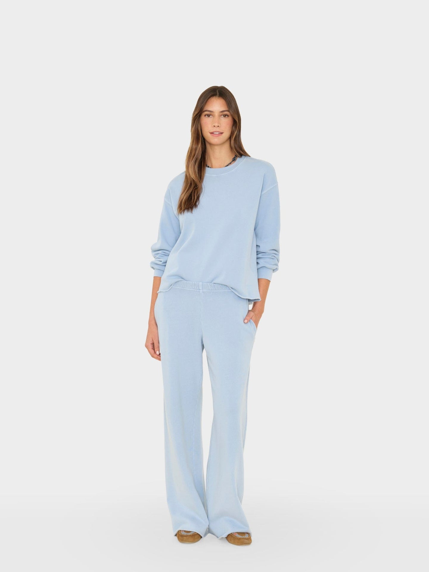 X2601 Sweatpant Seasalt Blue Emmette Terry Sweatpant Seasalt Blue Emmette Terry Sweatpant