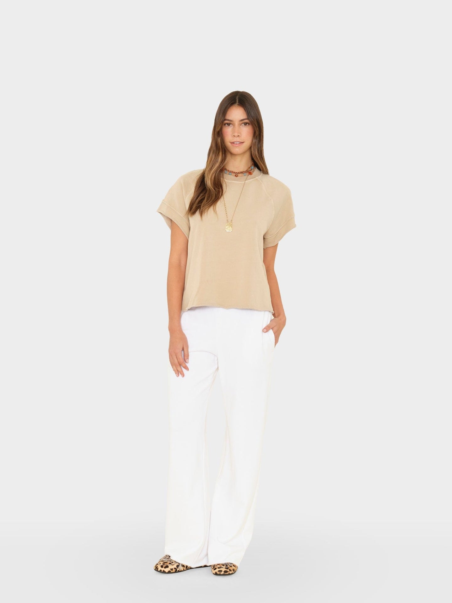 X2601 Sweatpant White Emmette Terry Sweatpant White Emmette Terry Sweatpant