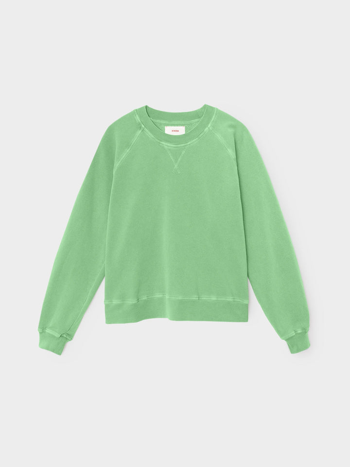 X2601 Sweatshirt Aloe Green Marathon Terry Sweatshirt Aloe Green Marathon Terry Sweatshirt