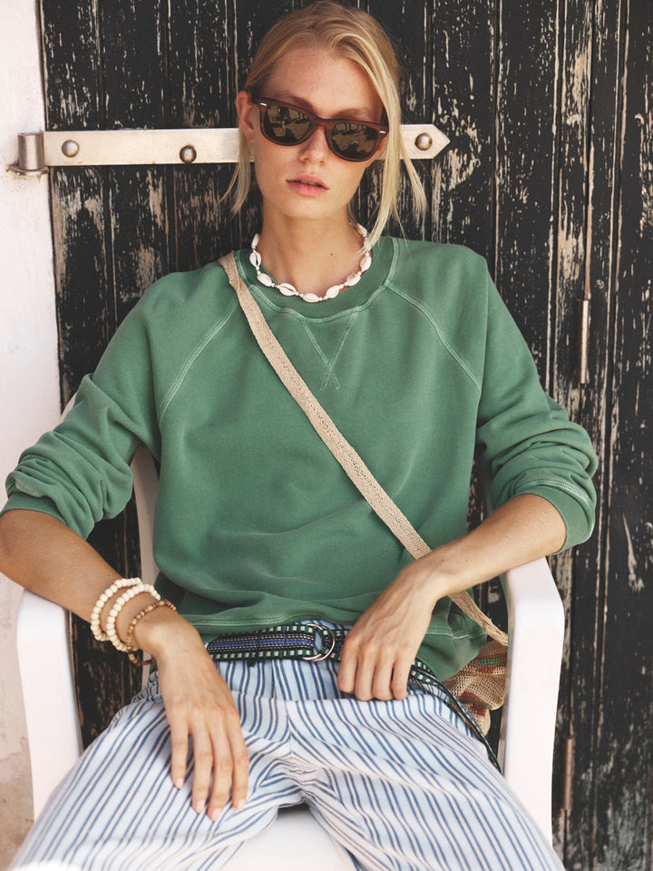 X2601 Sweatshirt Aloe Green Marathon Terry Sweatshirt Aloe Green Marathon Terry Sweatshirt