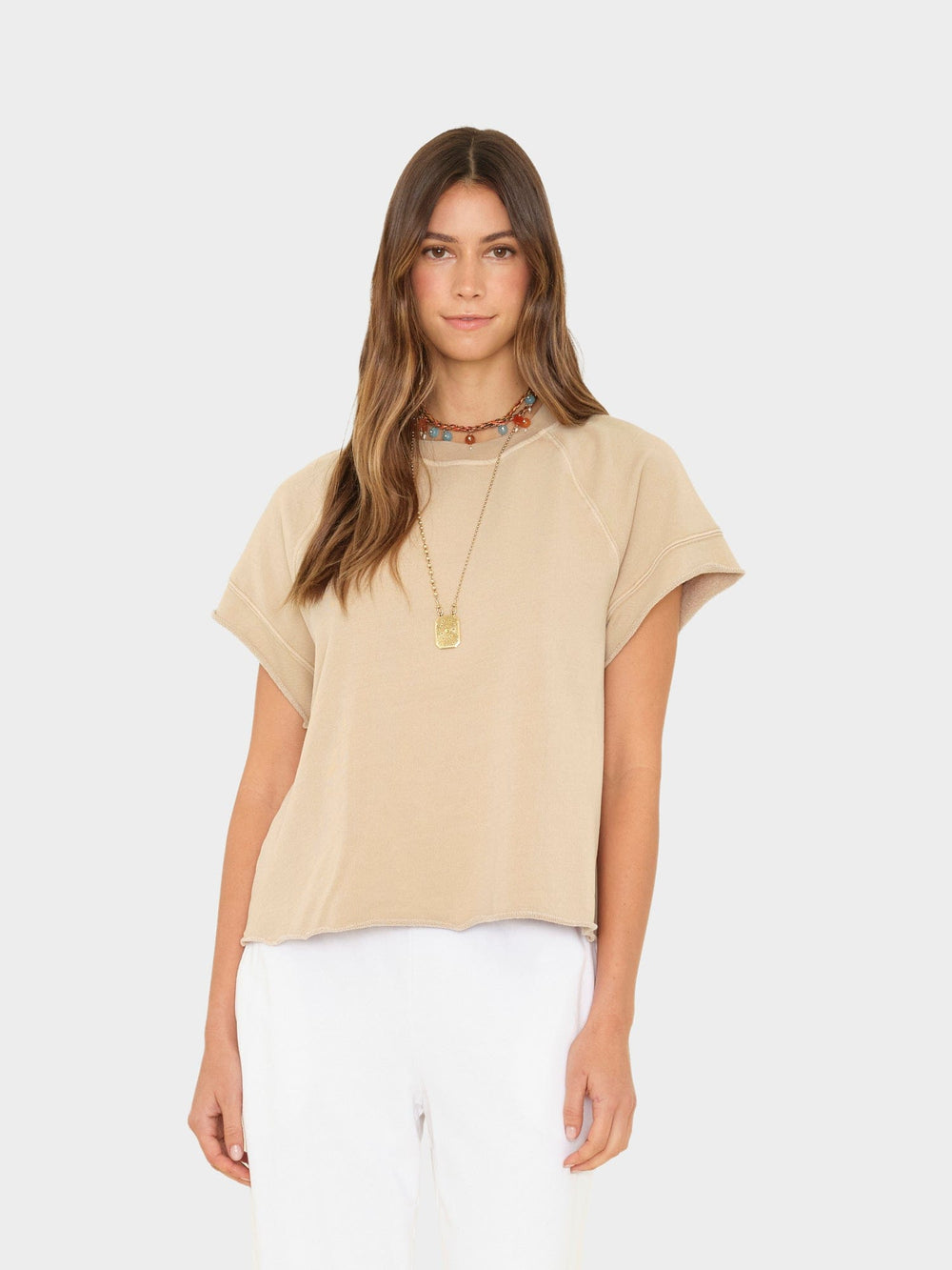 X2601 Sweatshirt Beechwood Callie Terry Sweatshirt Beechwood Callie Terry Sweatshirt