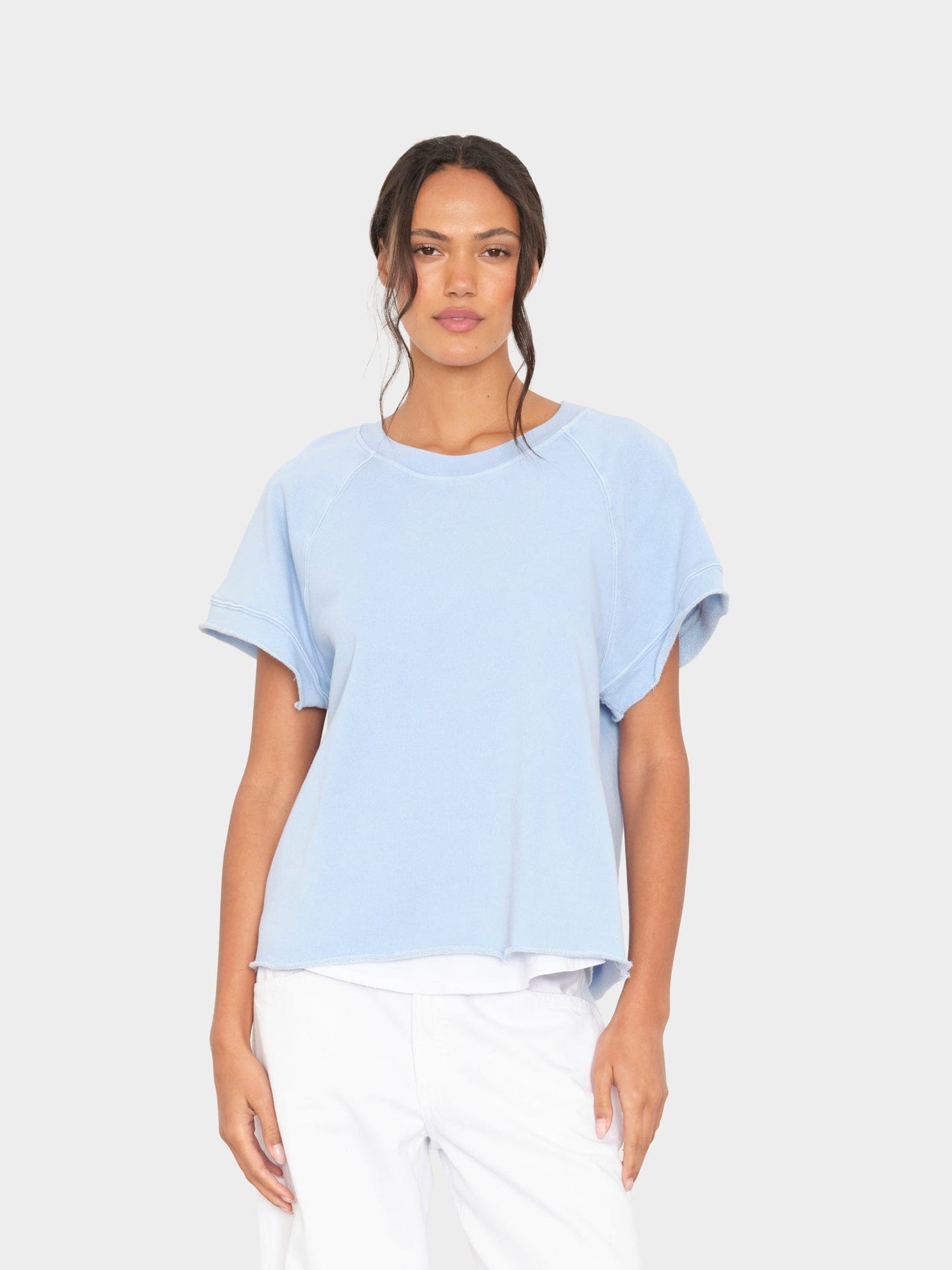 X2601 Sweatshirt Seasalt Blue Callie Terry Sweatshirt Seasalt Blue Callie Terry Sweatshirt