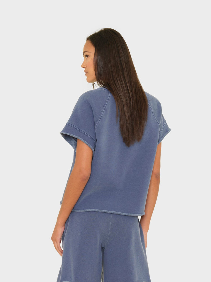 X2601 Sweatshirt Vintage Navy Callie Terry Sweatshirt Vintage Navy Callie Terry Sweatshirt