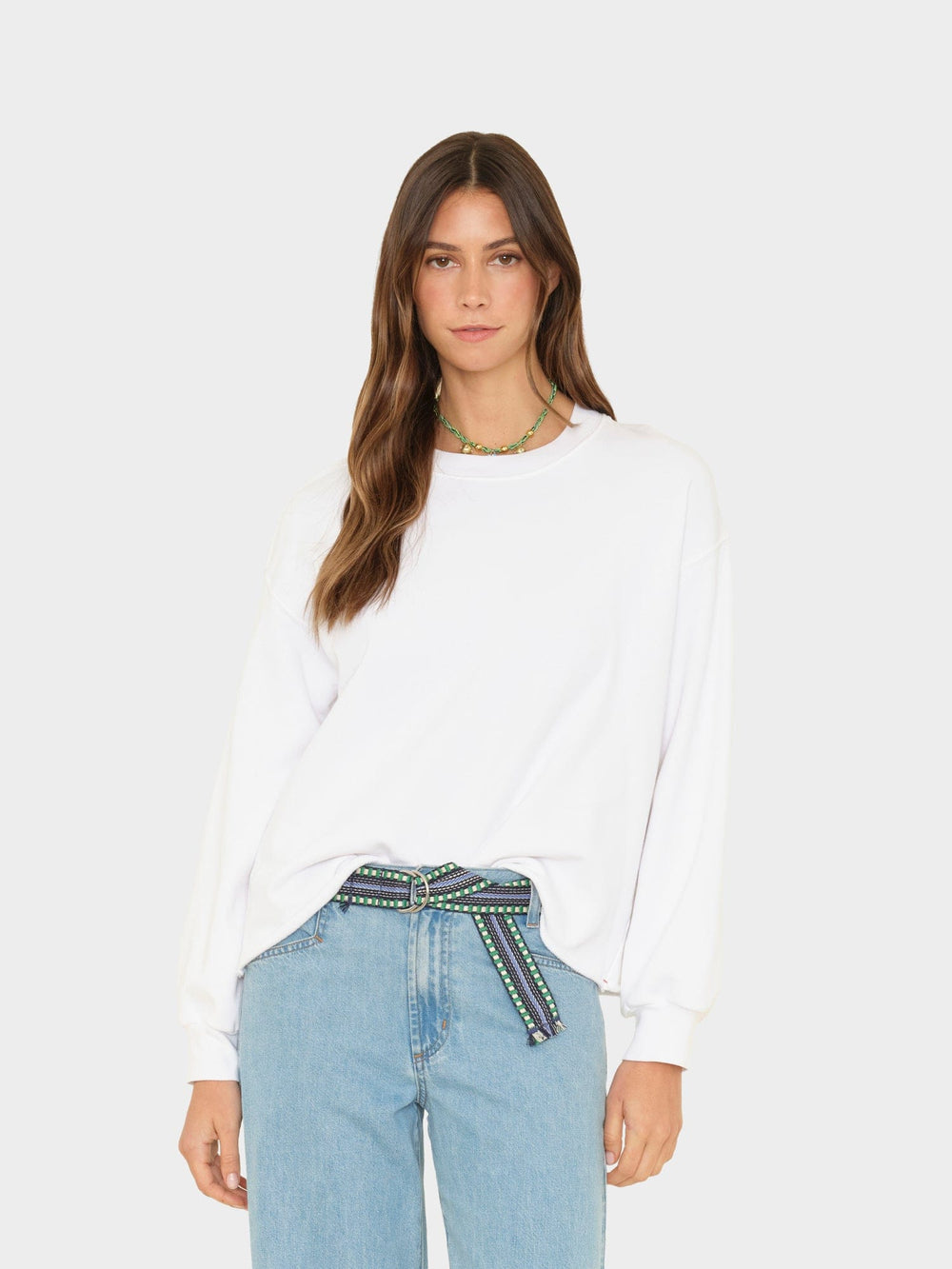 X2601 Sweatshirt White Honor Terry Sweatshirt White Honor Terry Sweatshirt