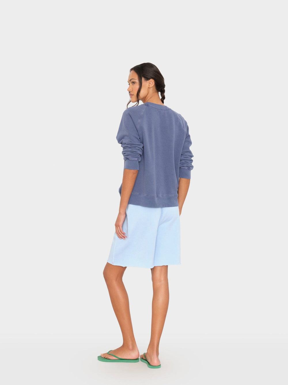 X2601 Sweatshort Seasalt Blue Rocco Terry Sweatshort Seasalt Blue Rocco Terry Sweatshort