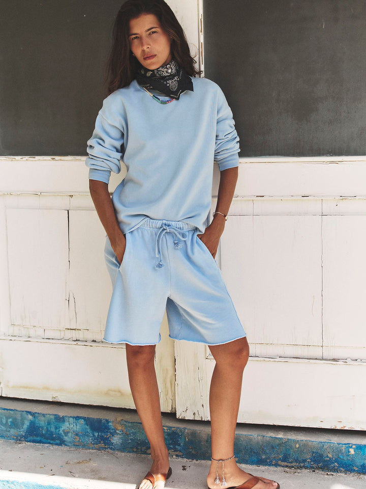 X2601 Sweatshort Seasalt Blue Rocco Terry Sweatshort Seasalt Blue Rocco Terry Sweatshort