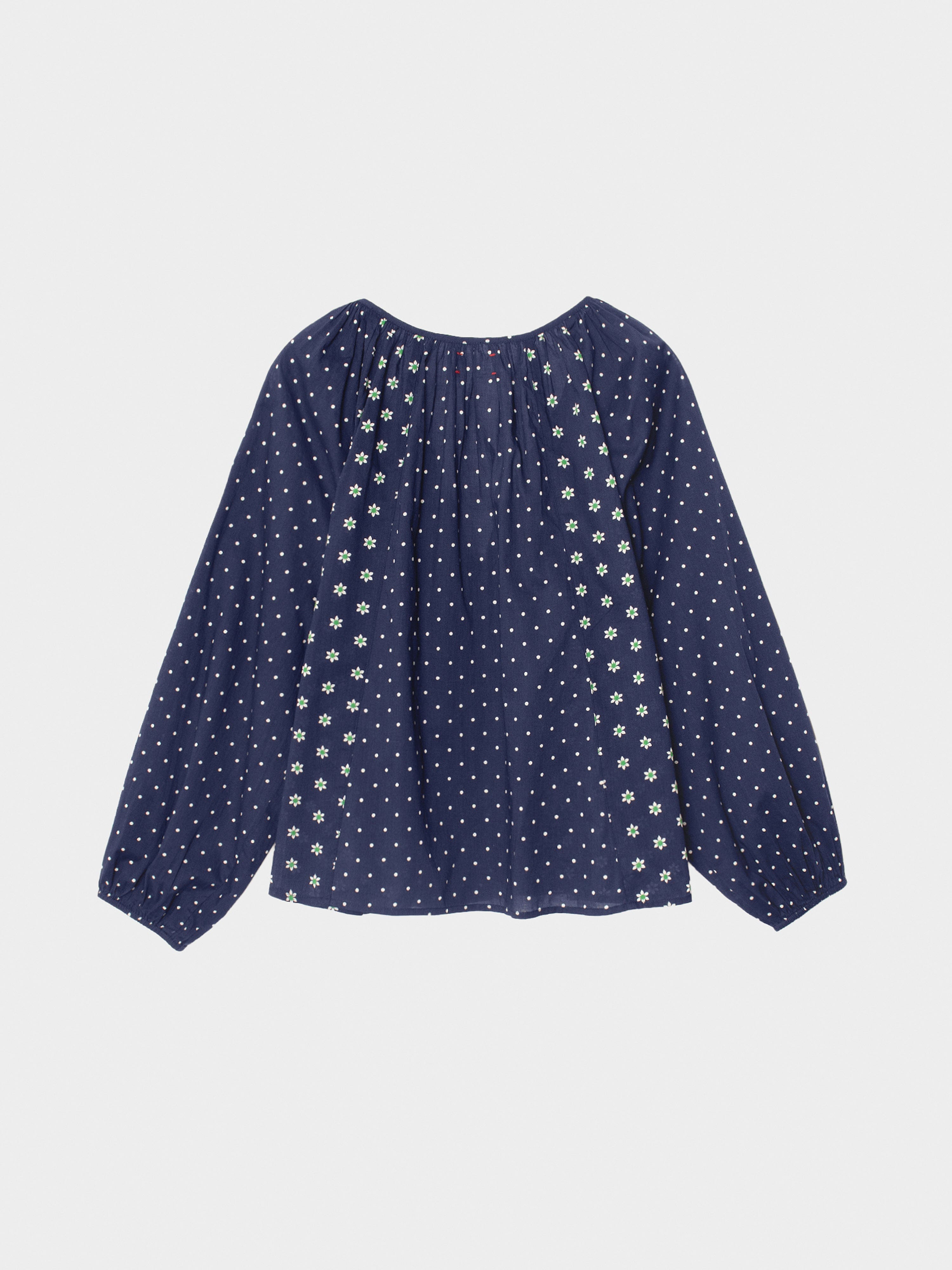 Navy Daisy Willa Top