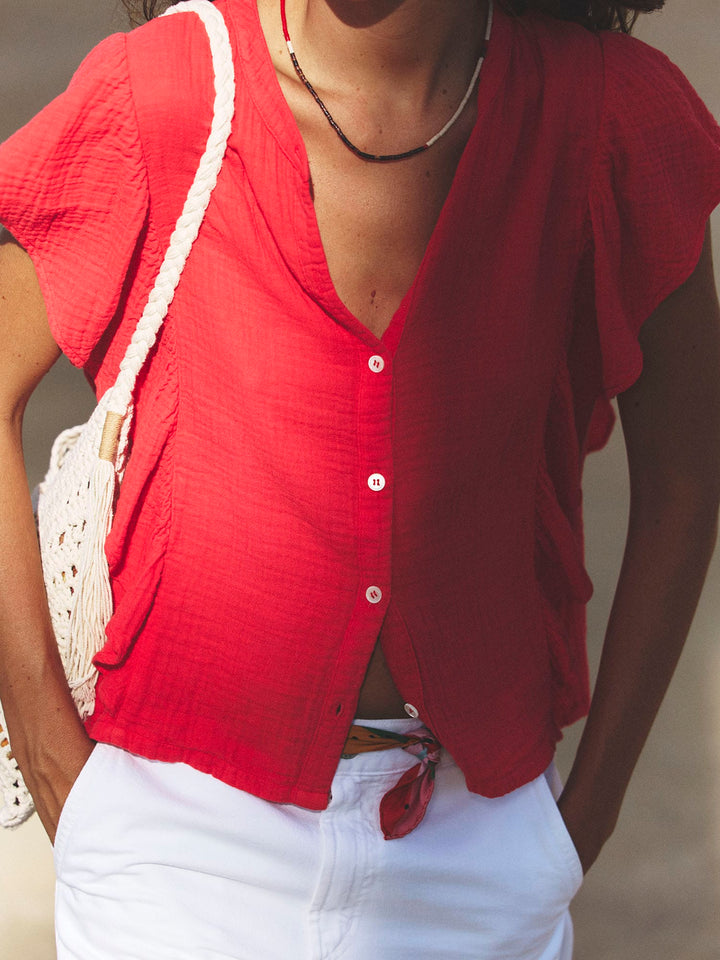 X2601 Top Red Reef Ashlyn Top Red Reef Ashlyn Top