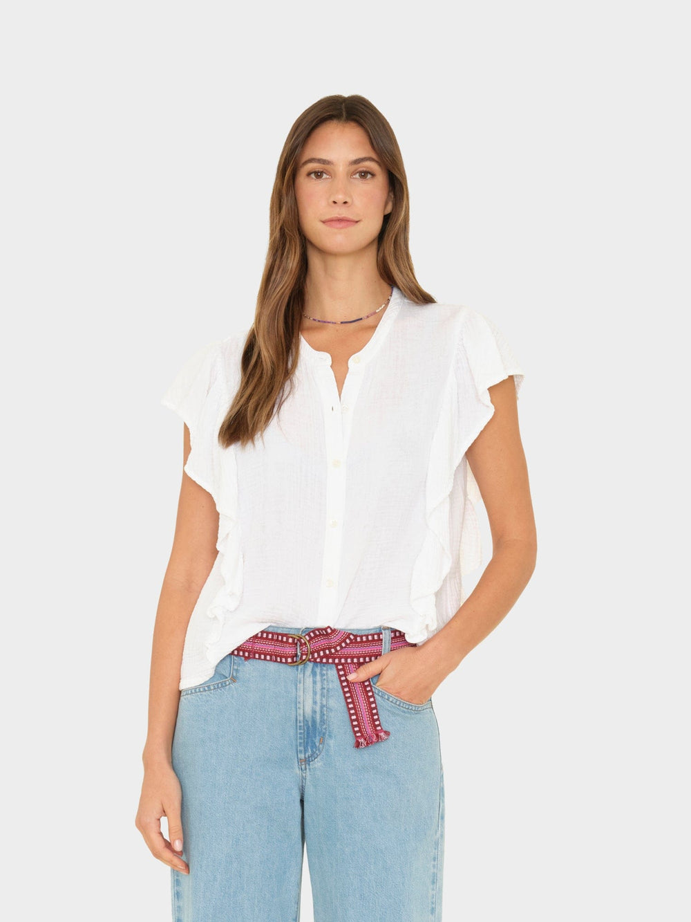 X2601 Top White Ashlyn Top White Ashlyn Top