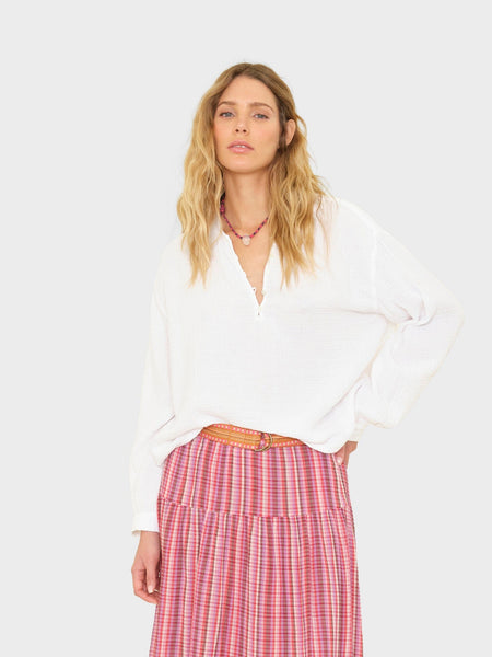 White Cara Top