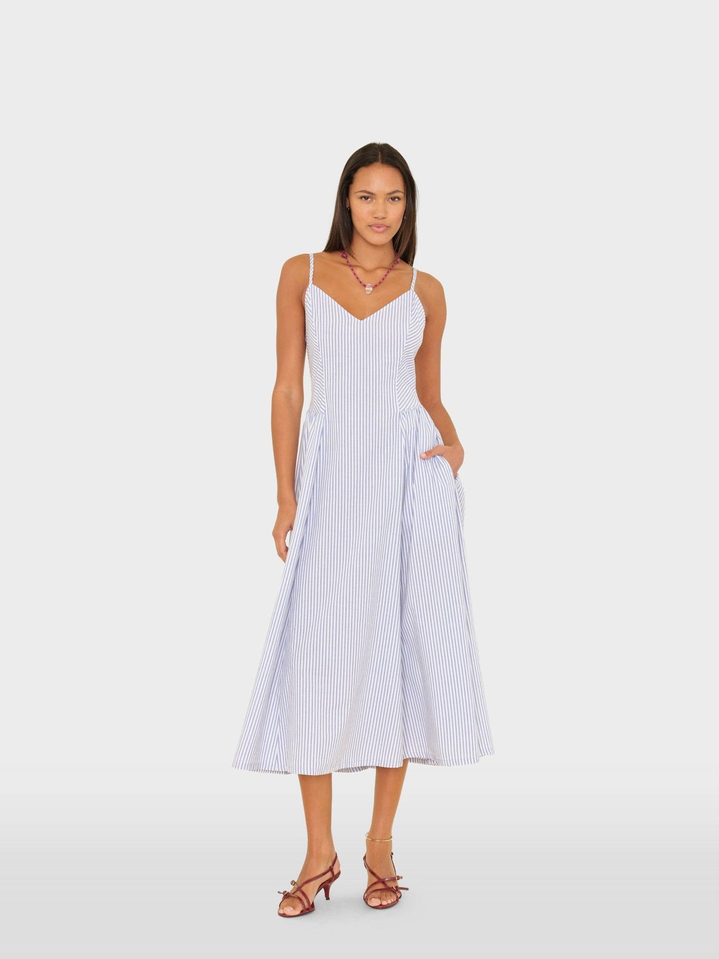 X2602 Dress Blue Aggie Bardot Dress Blue Aggie Bardot Dress