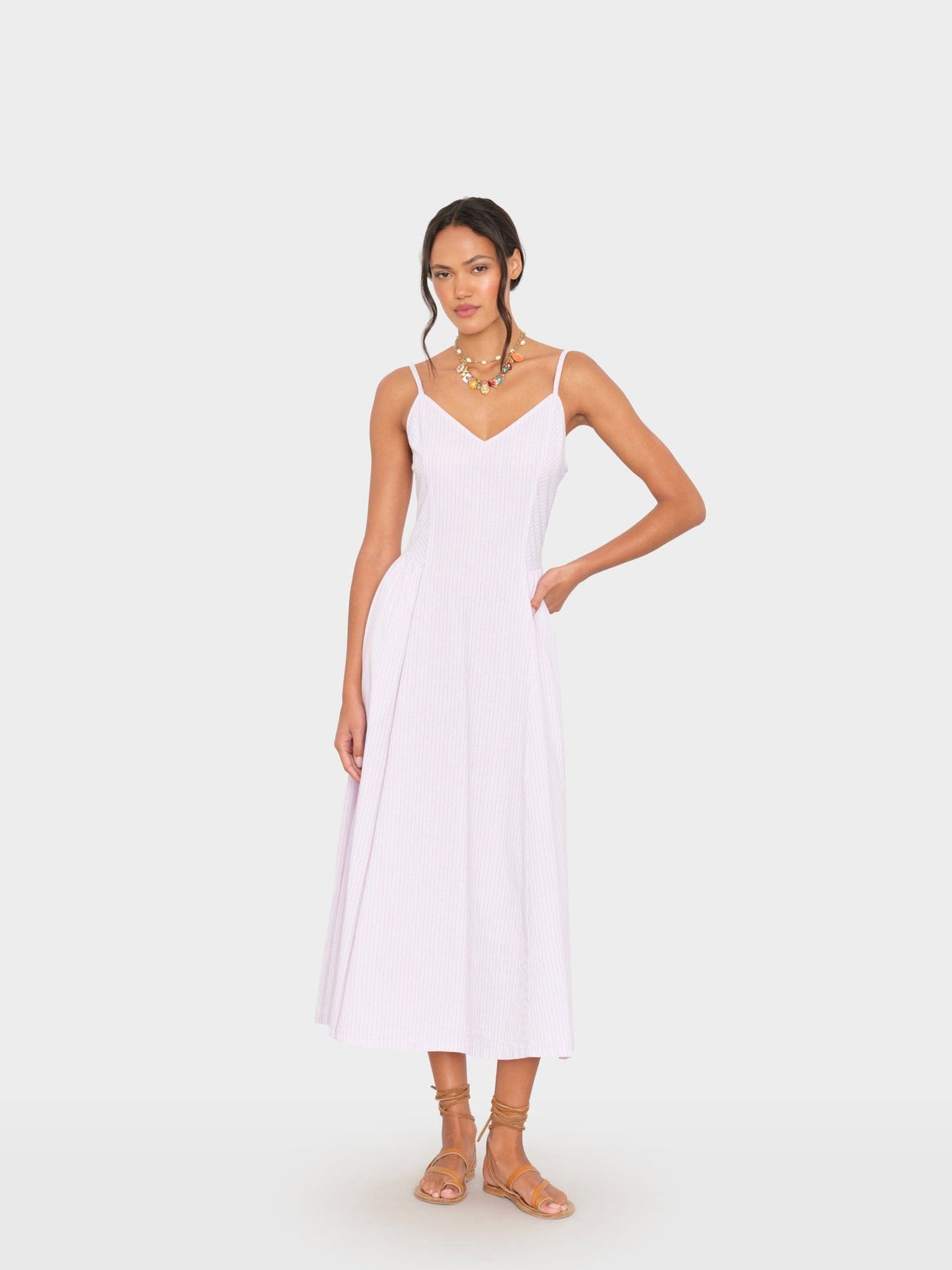 Grey Gem Bardot Dress Medium / Grey Gem