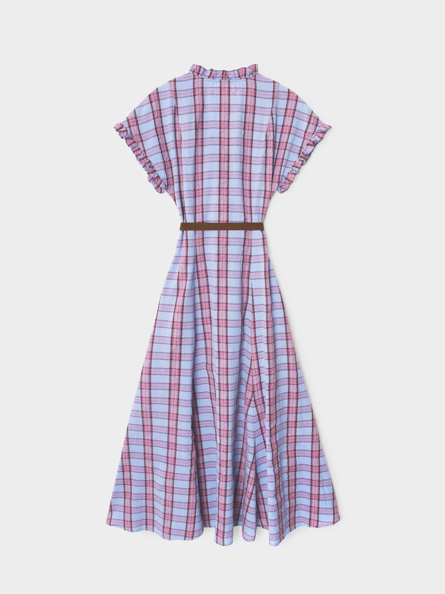 princess polly baby blue dress Blue Plaid Button Picnic Dress – Après Studio