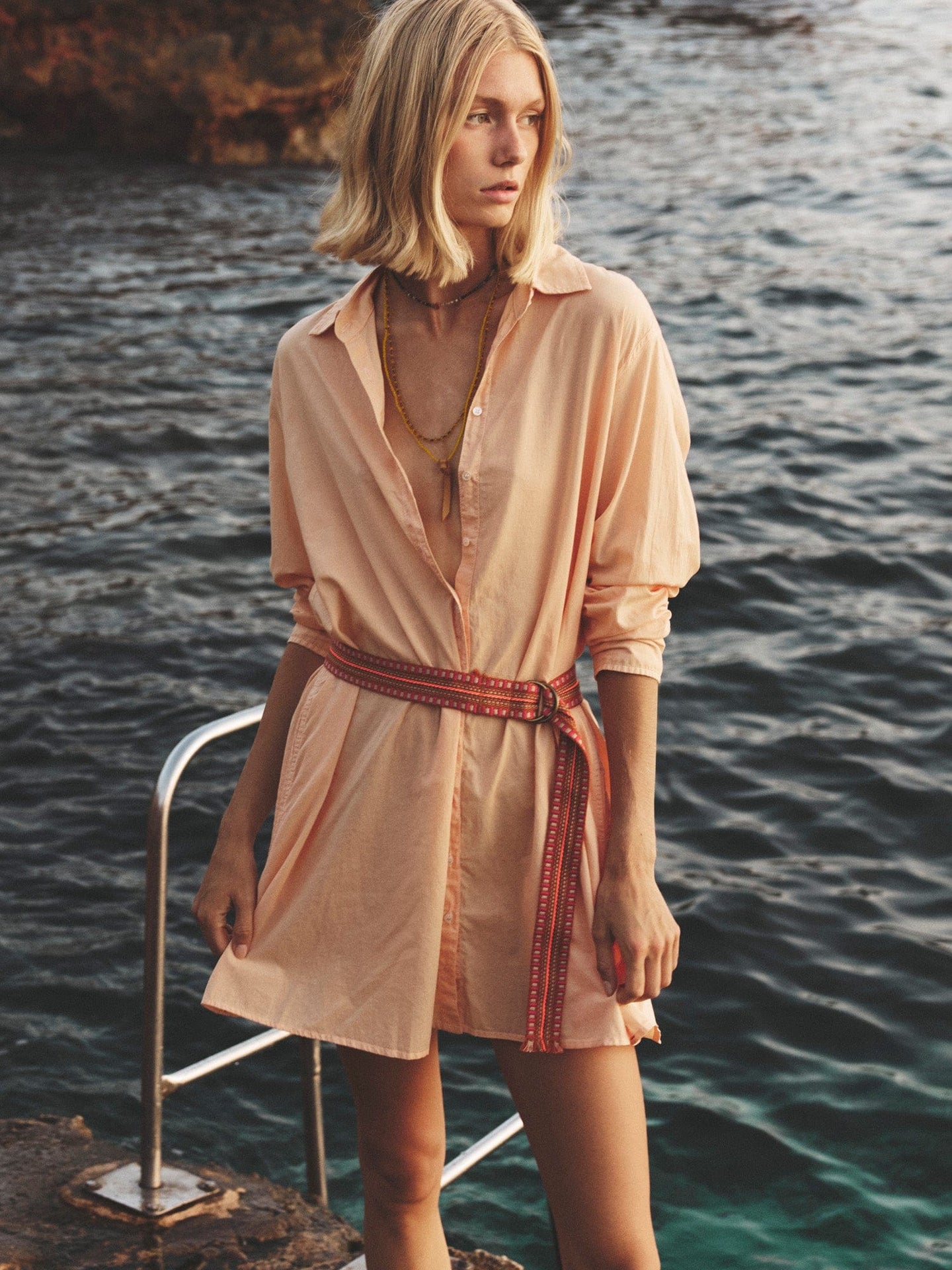 Peach Sorbet Bobby Dress