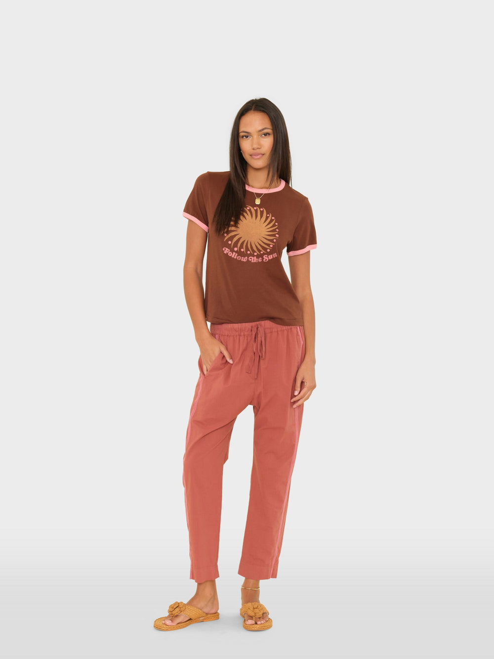 X2602 Pant Cinnabar Coral Draper Pant Cinnabar Coral Draper Pant