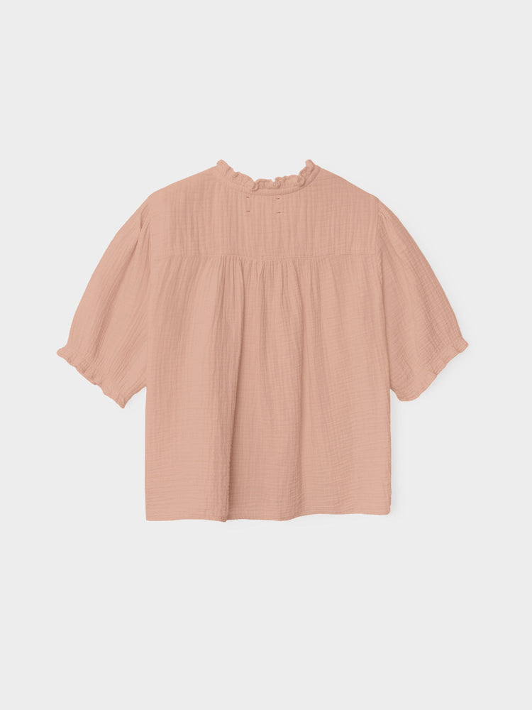 X2602 Shirt Ash Brown Jenna Gauze Shirt Ash Brown Jenna Gauze Shirt