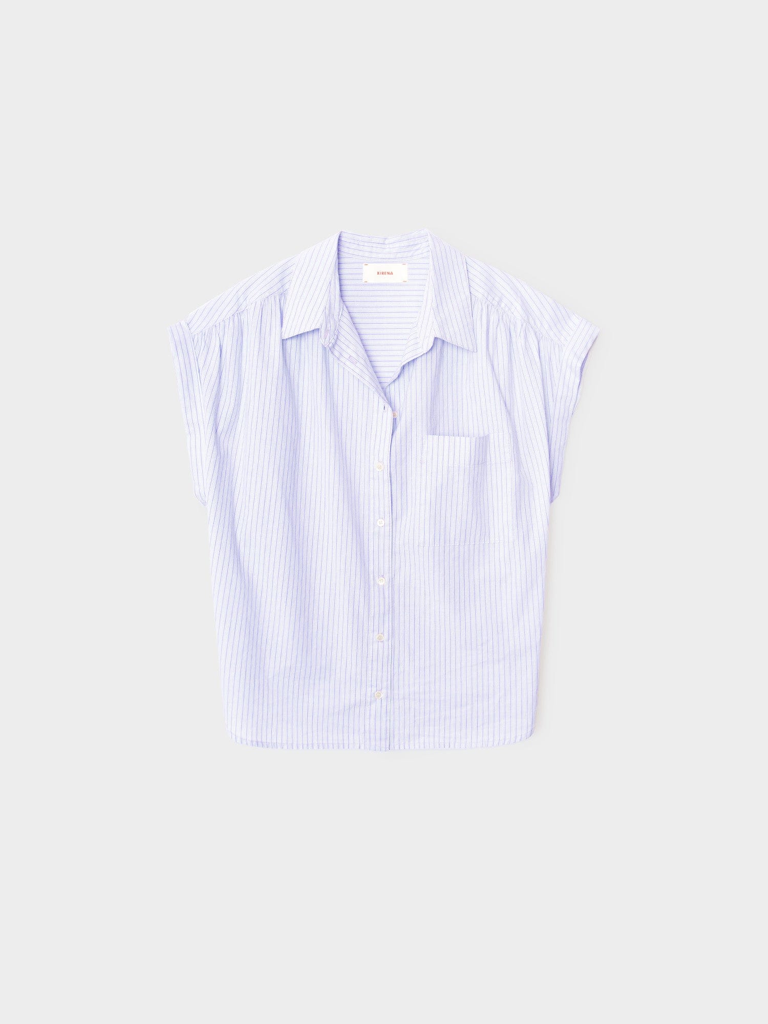 新品⭐️L'Appartement 【XIRENA】STRIPE シャツ Xirena - Frankie Cotton Stripe Shirt Opal - Alhambra | Women's