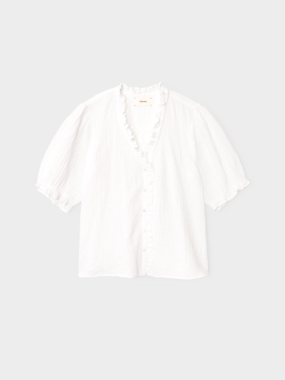 X2602 Shirt White Jenna Gauze Shirt White Jenna Gauze Shirt