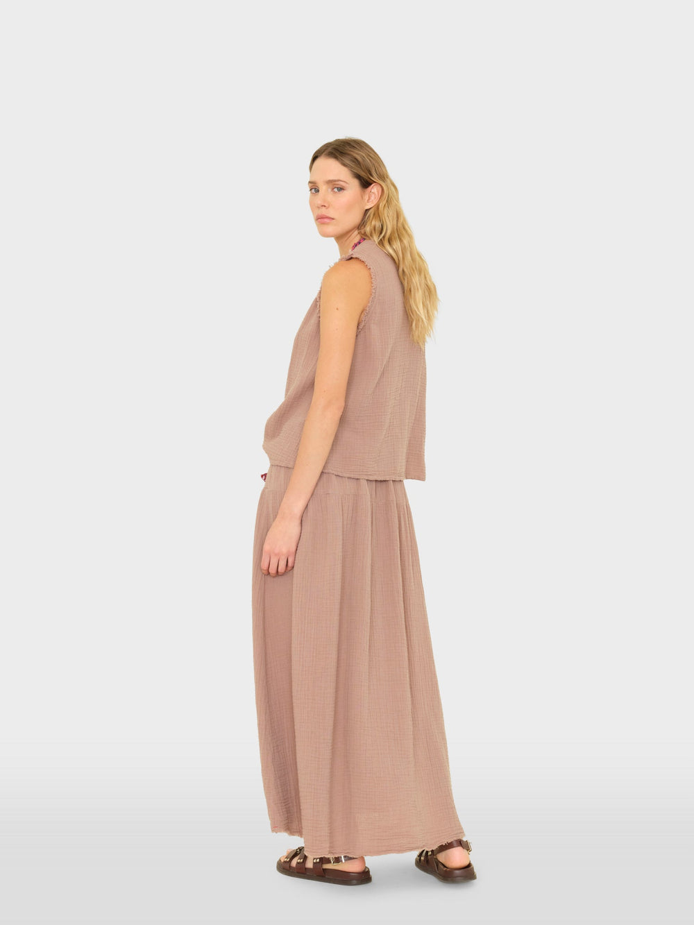 X2602 Skirt Ash Brown Evelyn Skirt Ash Brown Evelyn Skirt