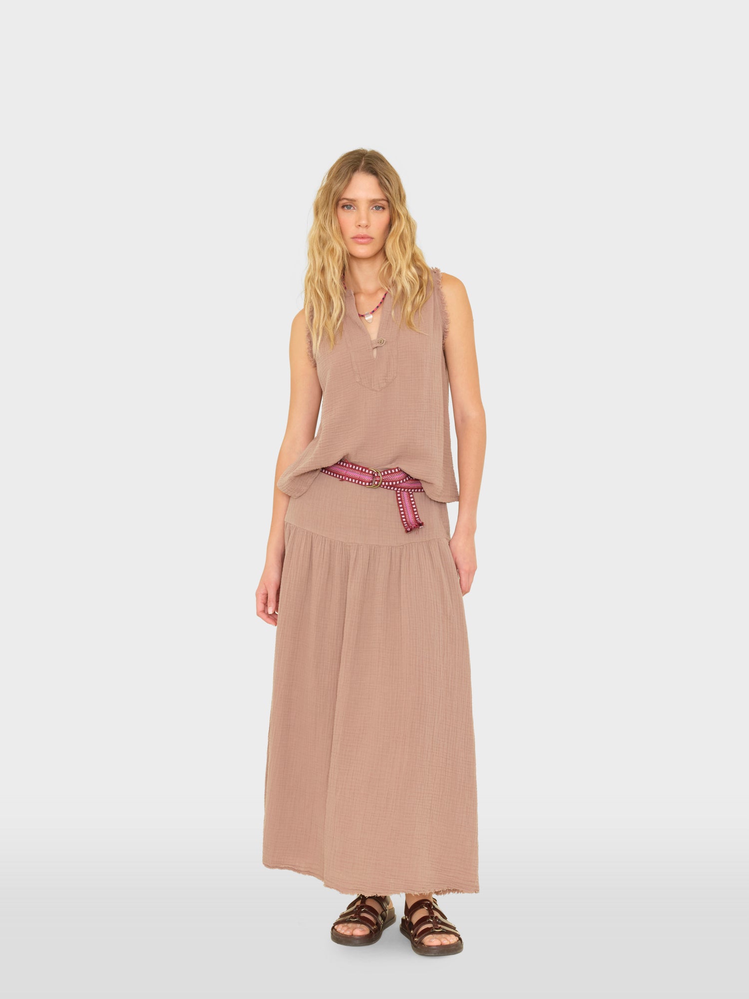Ash Brown Evelyn Skirt